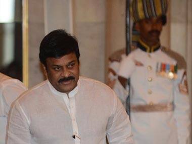 Congress leader Chiranjeevi. AFP