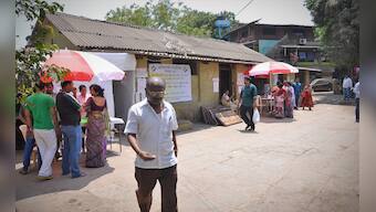 Photos: With sparse footfall in polling booths Mumbai disappoints