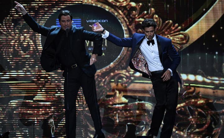 IIFA awards: Deepika, Madhuri sizzle on stage, Hollywood celebs go desi