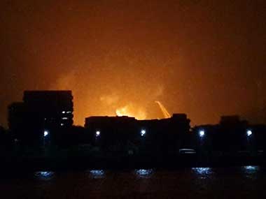 Fire breaks out on INS Matanga, no casualties reported Fire breaks out on INS Matanga, no casualties reported