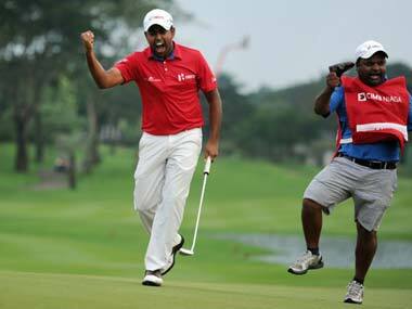 File picture of Anirban Lahiri . AFP