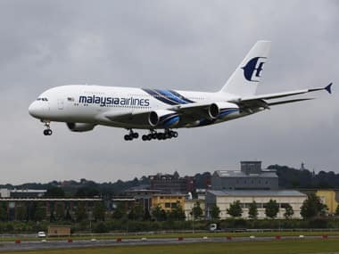 A Malaysia Airlines flight is seen in this file photo. Reuters