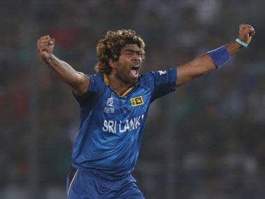 Captain Lasith Malinga grabbed 2-5 to spoil West Indies' run chase. AP