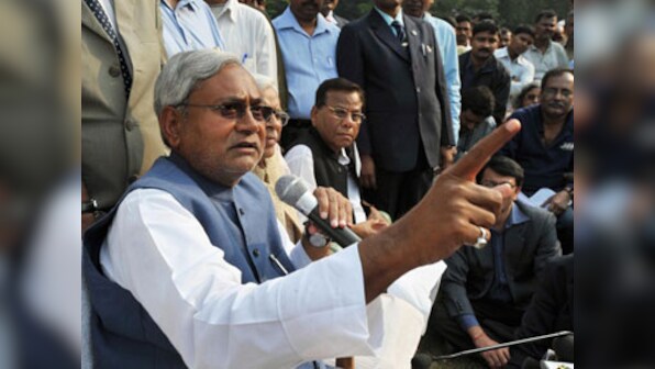 Nitish vows to do 'whatever required' to stop BJP from coming to power
