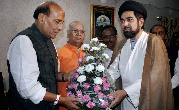 Photos: When Rajnath Singh met Muslim leaders in Lucknow Photos: When Rajnath Singh met Muslim leaders in Lucknow