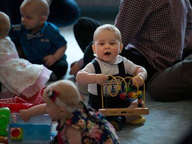 Aww...Baby Prince George hosts Royal play date in NZL