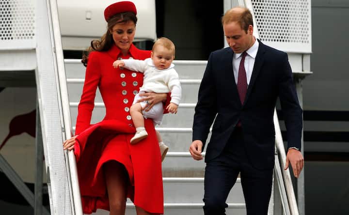 Photos: William, Kate, adorable baby George pay official visit to New Zealand