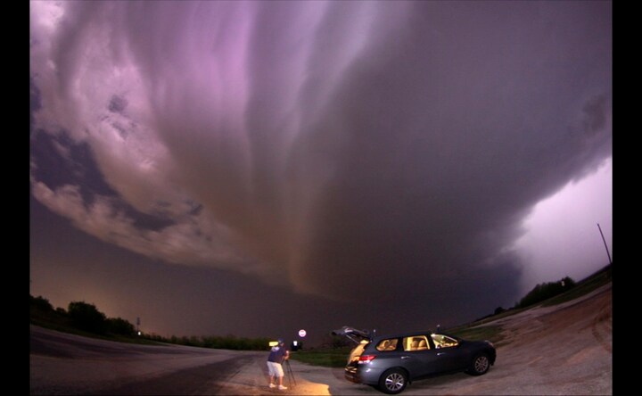 Incredible photos of storm chasers pursuing tornadoes