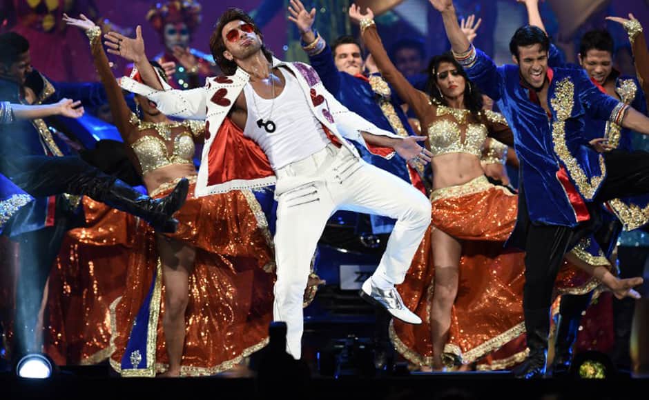 Ranveer Singh had audiences at the edge of their seats all through his performance. AFP.