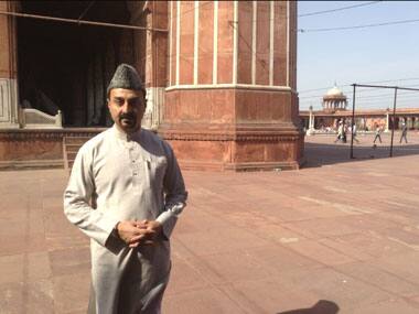 Brother of the Shahi Imam of Delhi's Jama Masjid, Tarik Bukhari. Soumik Mukherjee/Firstpost