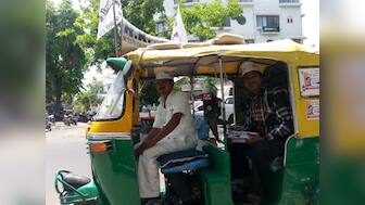 AAP on auto-pilot in Ahmedabad: You see the rickshaw, but who's the candidate?