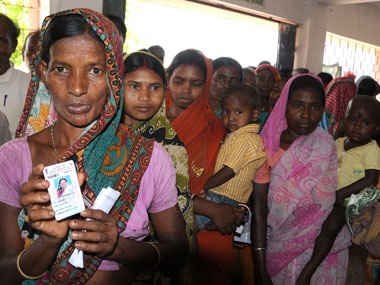 LS polls: 55.93 percent polling recorded in Jharkhand till 3 pm LS polls: 55.93 percent polling recorded in Jharkhand till 3 pm