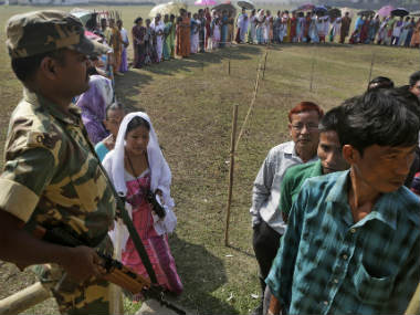 Voter turnout in eastern India ranges from 47 to 70 percent Voter turnout in eastern India ranges from 47 to 70 percent