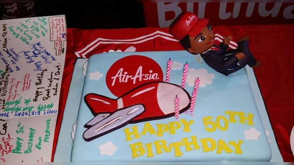 Photos: AirAsia staff throw Tony Fernandes a surprise party on 50th birthday