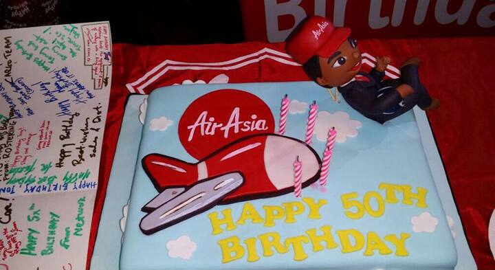 Photos: AirAsia staff throw Tony Fernandes a surprise party on 50th birthday Photos: AirAsia staff throw Tony Fernandes a surprise party on 50th birthday
