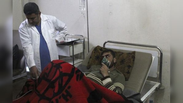Syria opposition claims has evidence of chlorine gas attack