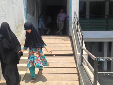 A deserted booth near Juhapura. Surabhi Vaya/Firstpost.