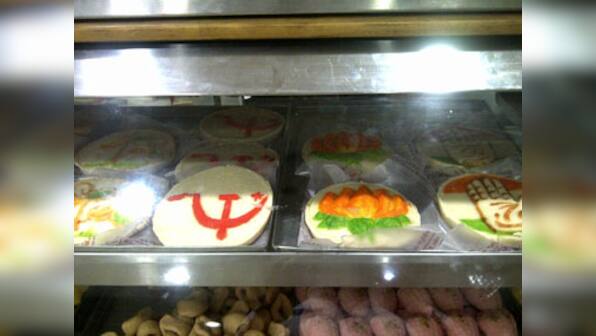 In Kolkata, the sandesh wears party colours