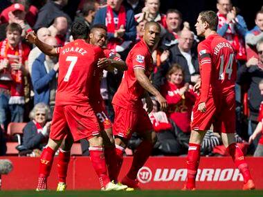 Sterling set Liverpool off with a brilliant first goal. AP