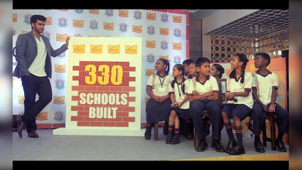 Photos: Arjun Kapoor supports education for underprivileged kids