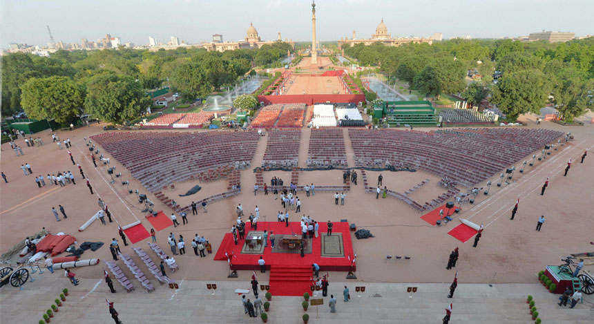 Photos: Rashtrapati Bhavan all decked up for Narendra Modi's swearing-in ceremony today Photos: Rashtrapati Bhavan all decked up for Narendra Modi's swearing-in ceremony today