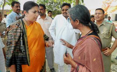 In Photos: Smriti Irani vs. Priyanka's PRO Preeti Sahay