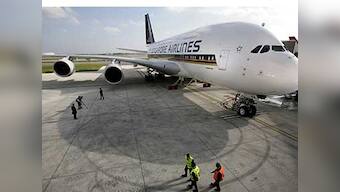 First commercial super jumbo jet A380 to land in India today