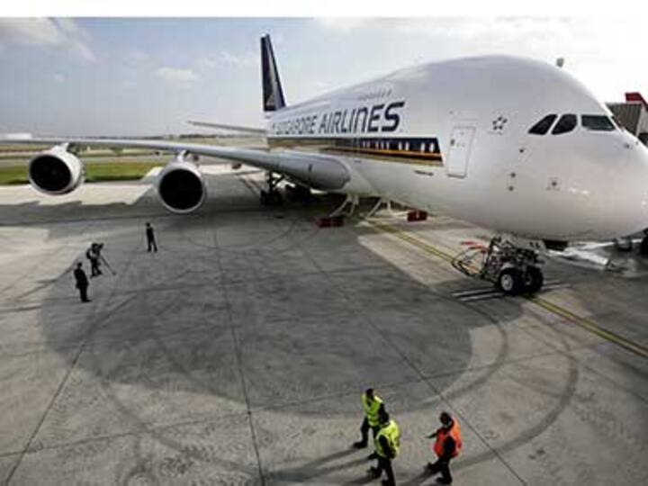 First commercial super jumbo jet A380 to land in India today