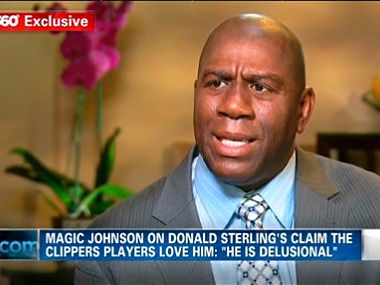 Magic Johnson says Clippers owner living in 'stone ages' Magic Johnson says Clippers owner living in 'stone ages'
