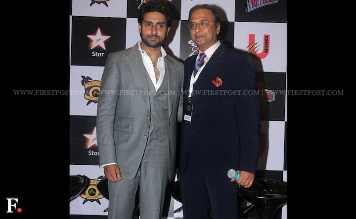 Photos: Not off to Cannes, Abhishek attends Kabaddi league auction Photos: Not off to Cannes, Abhishek attends Kabaddi league auction