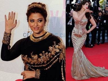 While Aishwarya Rai Bachchan's last year's Cannes outfits were gaudy and unflattering the actress made up for last year's faux pas with this year's couture choice. AP