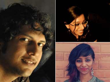 Ameya Bahulekar, left; Avni Chinoy, top right; Megha Ramesh, bottom right
