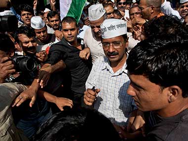 File photo of AAP leader Arvind Kejriwal. AP