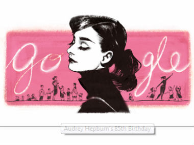 Google doodle remembers Audrey Hepburn on 85th birthday  Google doodle remembers Audrey Hepburn on 85th birthday
