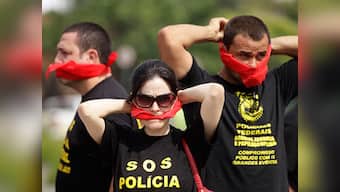 Brazil's Federal Police want pay hike, threaten World Cup strike