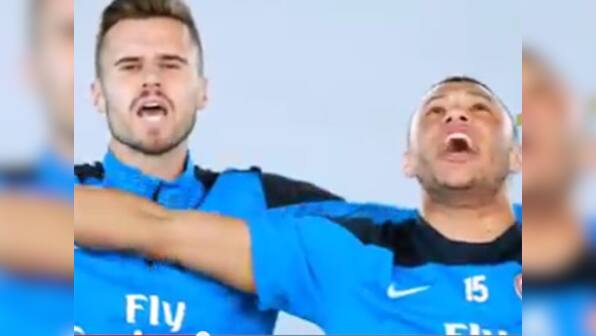 Arsenal players release pre FA Cup final video, and they're really bad singers