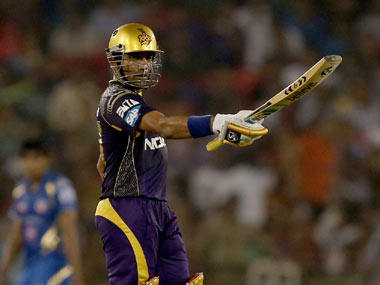 IPL 7: Uthappa wins it for KKR, MI almost out of playoff race IPL 7: Uthappa wins it for KKR, MI almost out of playoff race
