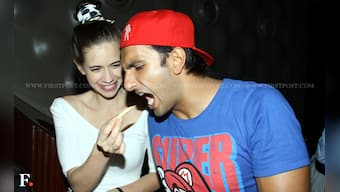Spotted: Ranveer Singh eating out of Kalki Koechlin's hand (literally)