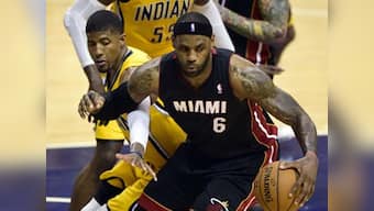 NBA: James, Wade help Miami even series with Indiana in Game 2
