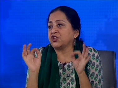 Madhu Kishwar, Cong's attack on Smriti Irani slammed as elitist Madhu Kishwar, Cong's attack on Smriti Irani slammed as elitist