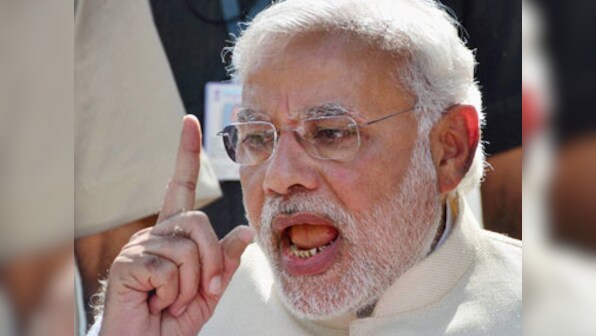 Aapke munh mein ghee shakkar: Modi tells Sonia Gandhi