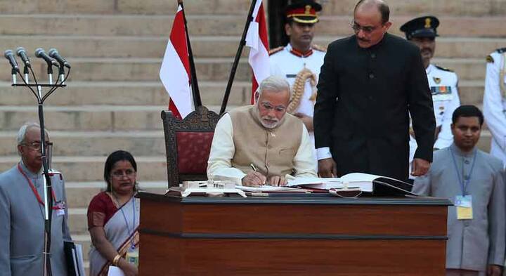 Image of the day: Narendra Modi sworn in as India's new PM Image of the day: Narendra Modi sworn in as India's new PM