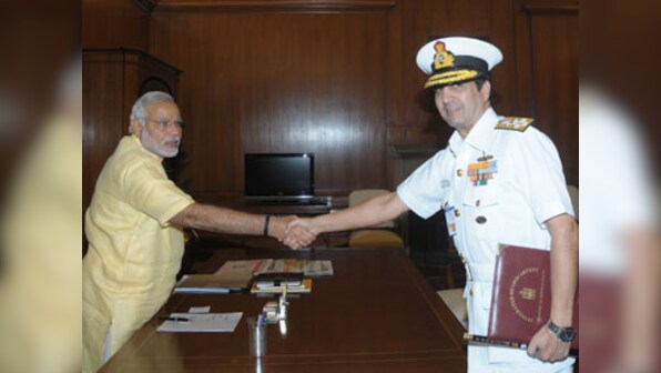 Navy chief briefs PM on operational readiness 