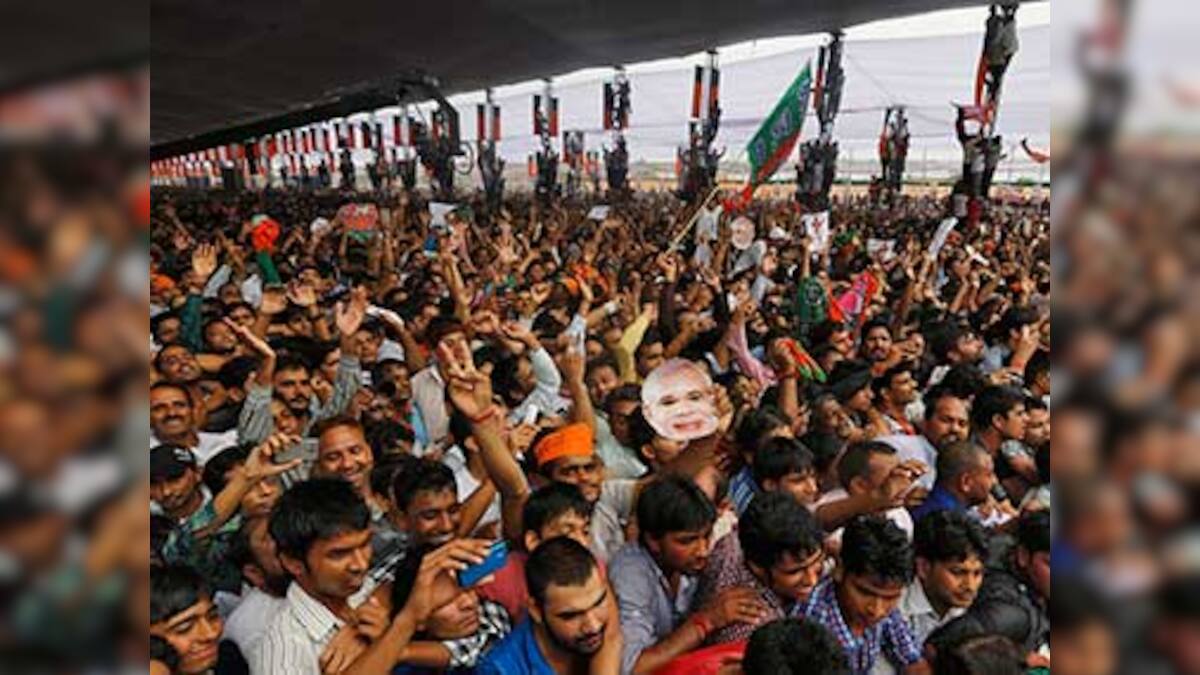 Stage at Narendra Modi rally collapses, three injured – Firstpost