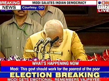 New hope has risen, says Narendra Modi in emotional first speech