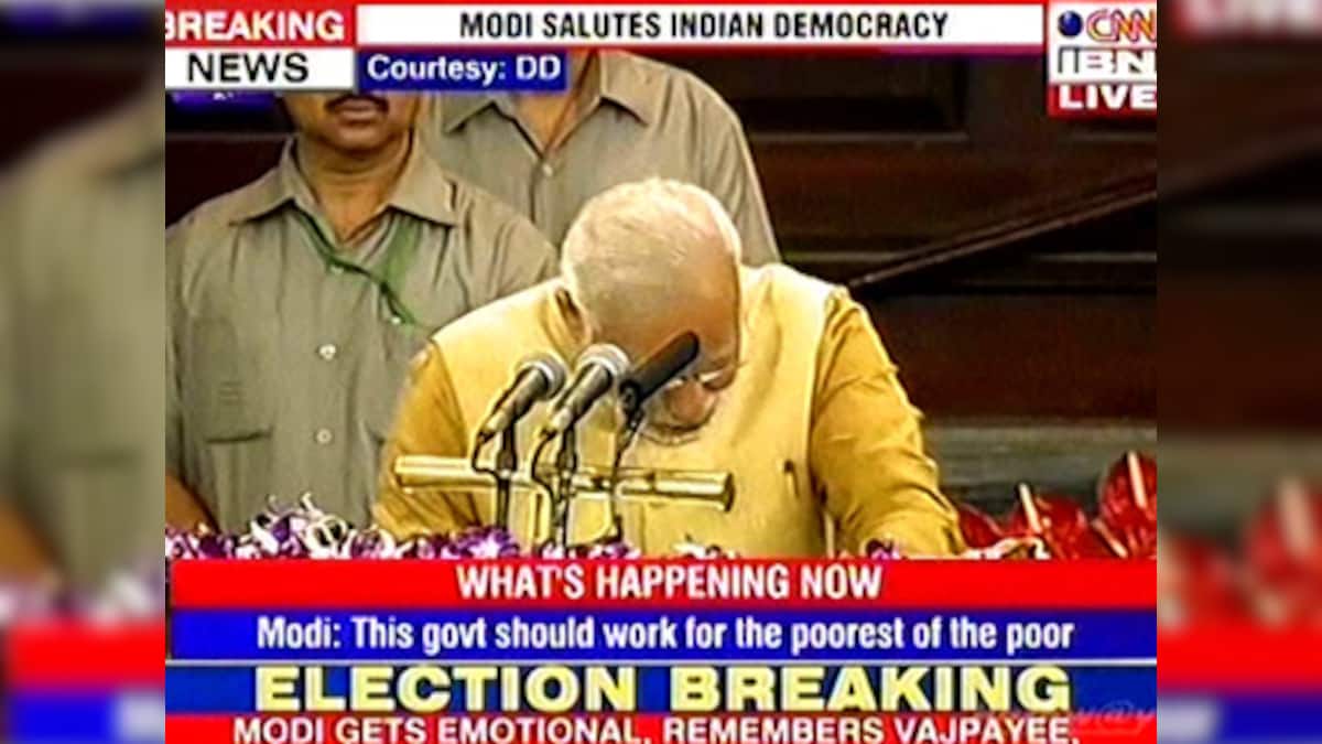 New hope has risen, says Narendra Modi in emotional first speech ...