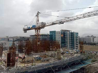 Represenational image of real estate development in Mumbai. AFP