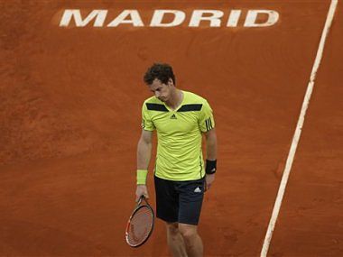 Murray bows out in Madrid, rusty Nadal through Murray bows out in Madrid, rusty Nadal through