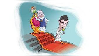 Image of the day: Baba, take a toffee break. Ab ki baar, Modi sarkar