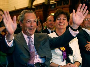 UKIP party shocks Britain by winning European elections
